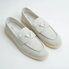 "PRADA Leather" Loafer & Moccasin Shoes