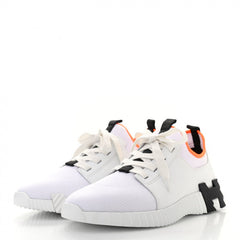 Knit Calfskin Mens Depart Sneakers