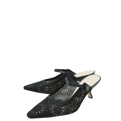 Christian Dior Black Capture Heeled Mules