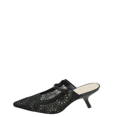 Christian Dior Black Capture Heeled Mules