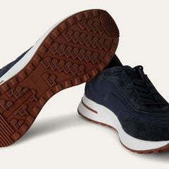 Weekend Walk Suede-Trimmed Shell BLUE