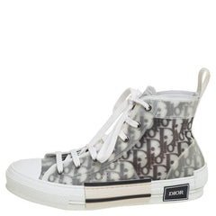 "Dior B23" Oblique High-top Sneakers" in White for Men | Lyst