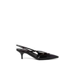 Miu Miu 55mm buckle-embellished slingblack pump