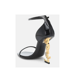 Saint Laurent Women's Black Opyum 85 Patent Sandal