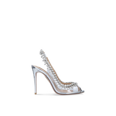 AQUAZZURA Crystal Temptation Sandals 105