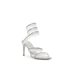 René Caovilla Chandelier 80mm crystal-embellished sandals