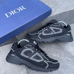 "B30 Sneaker Black" Mesh and Technical Fabric | DIOR
