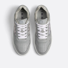 Dior Gray Smooth Calfskin And CD Diamond Canvas