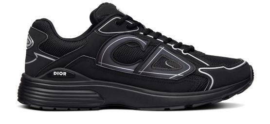 "B30 Sneaker Black" Mesh and Technical Fabric | DIOR