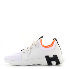 Knit Calfskin Mens Depart Sneakers