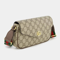 Gucci Women's Gray 'ophidia Mini' Shoulder Bag