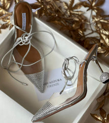 AQUAZZURA Yes Darling Crystal-Embellished Pumps