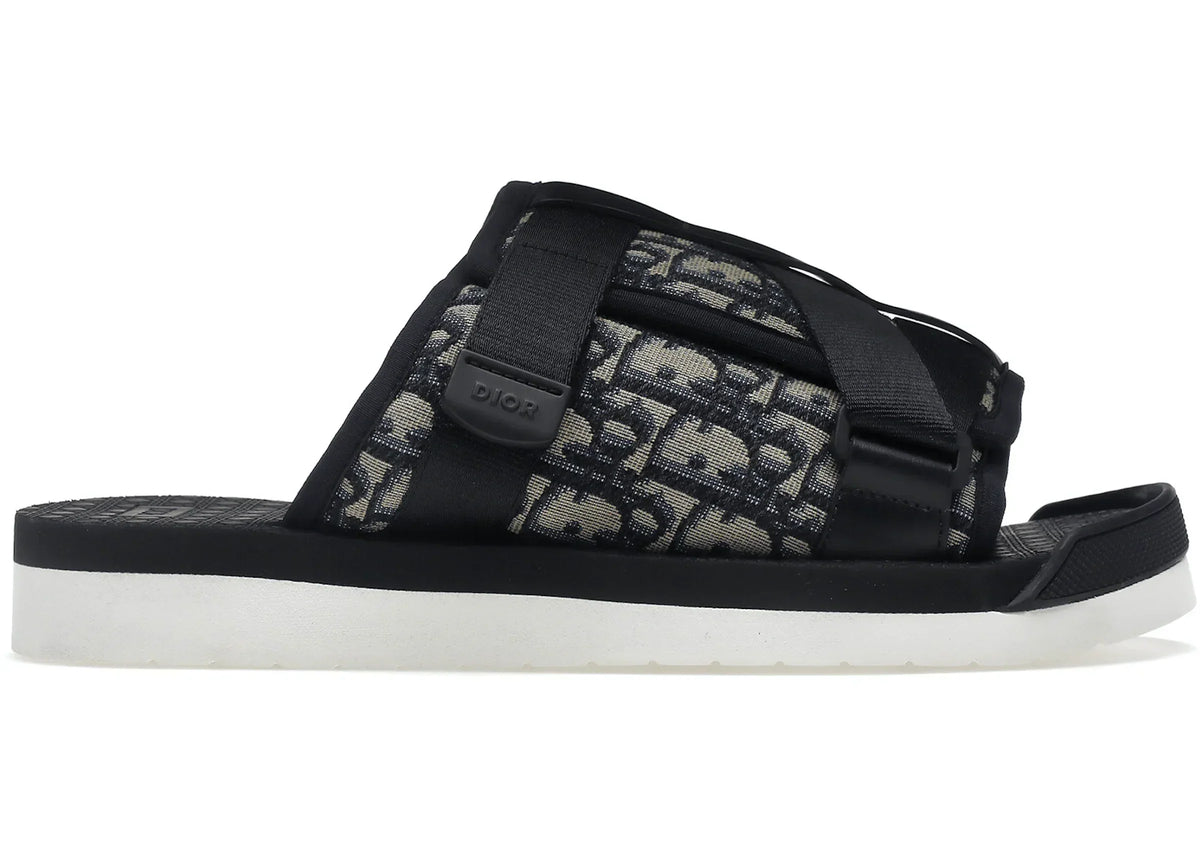 Dior "Alpha Sandal Beige" and "Black Dior" Oblique "Jacquard Slip Ons Sneak in Peace"