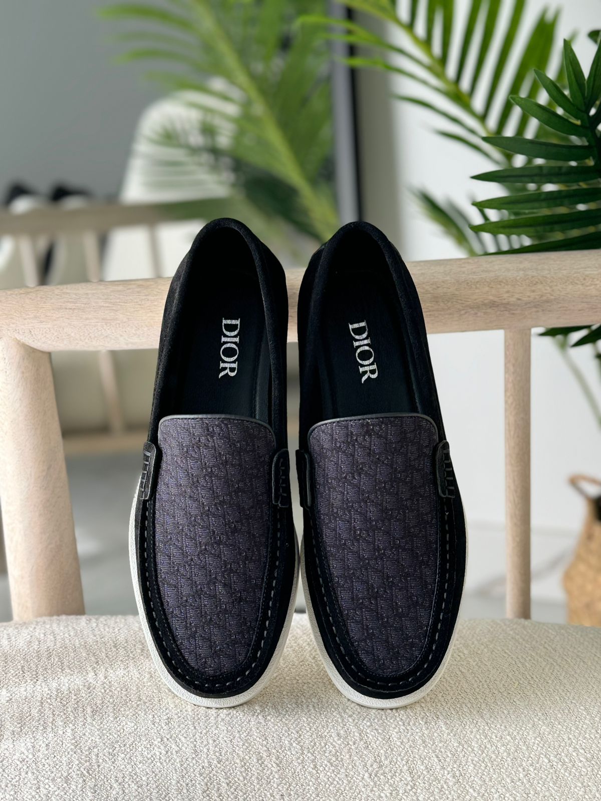 Christian Dior Men's "Blue Loafers & Slip ons"