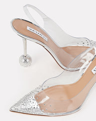 AQUAZZURA Yes Darling Crystal-Embellished Pumps