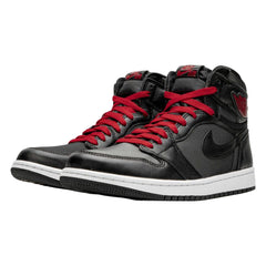 High og "Black satin /Gym red"
