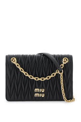 Matelassé nappa leather mini-bag