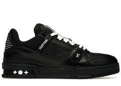 "LOUIS VUITTON LV "TRAINER BLACK LEATHER SNEAKER"