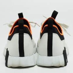 Hermes White/Black Leather and Knit