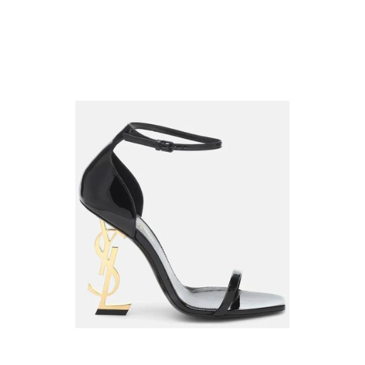 Saint Laurent Women's Black Opyum 85 Patent Sandal