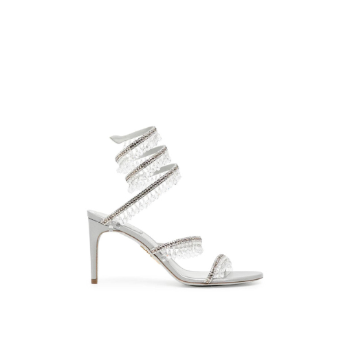 René Caovilla Chandelier 80mm crystal-embellished sandals